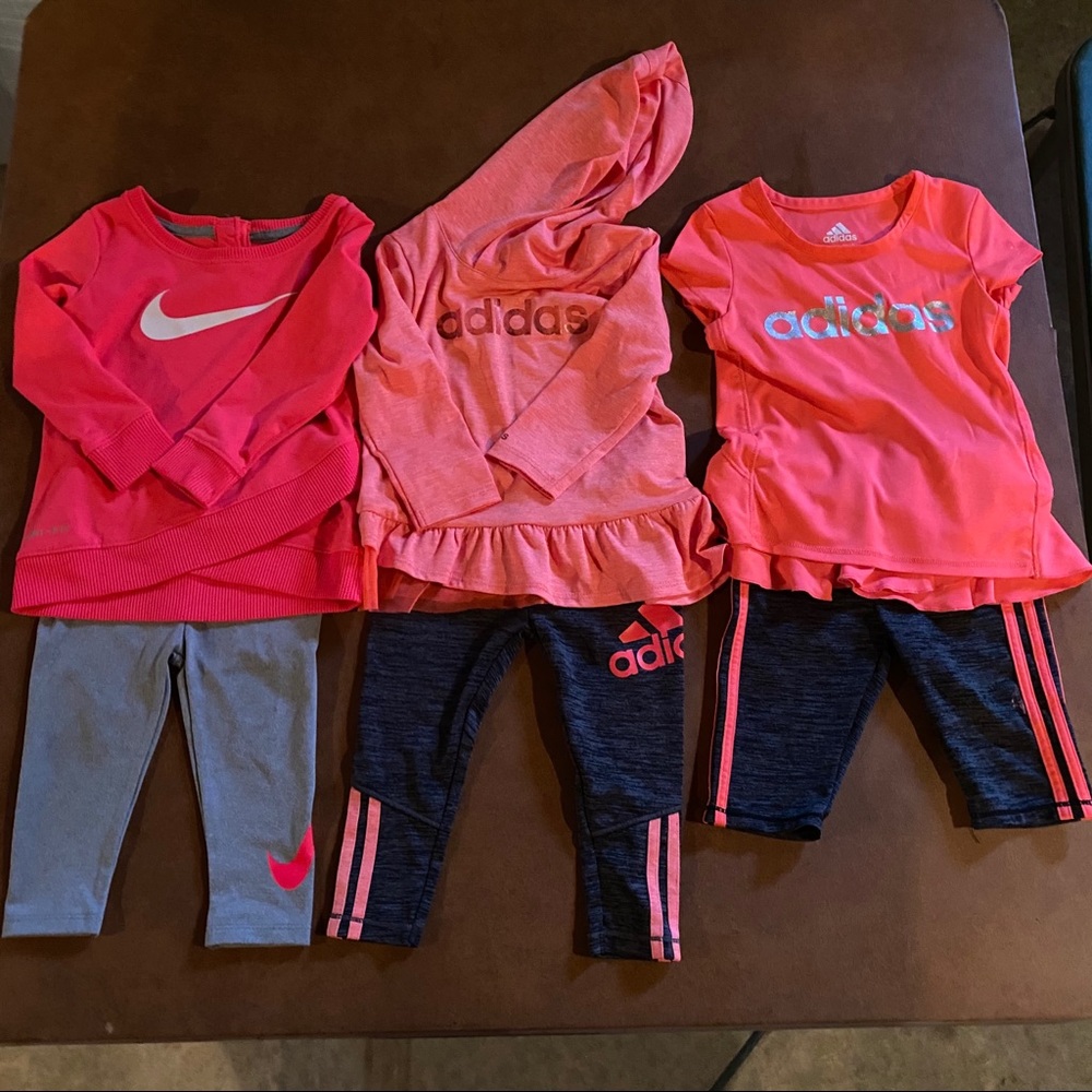 12 mo Adidas & Nike Workout Lot